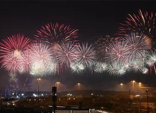 南靖县焰火晚会